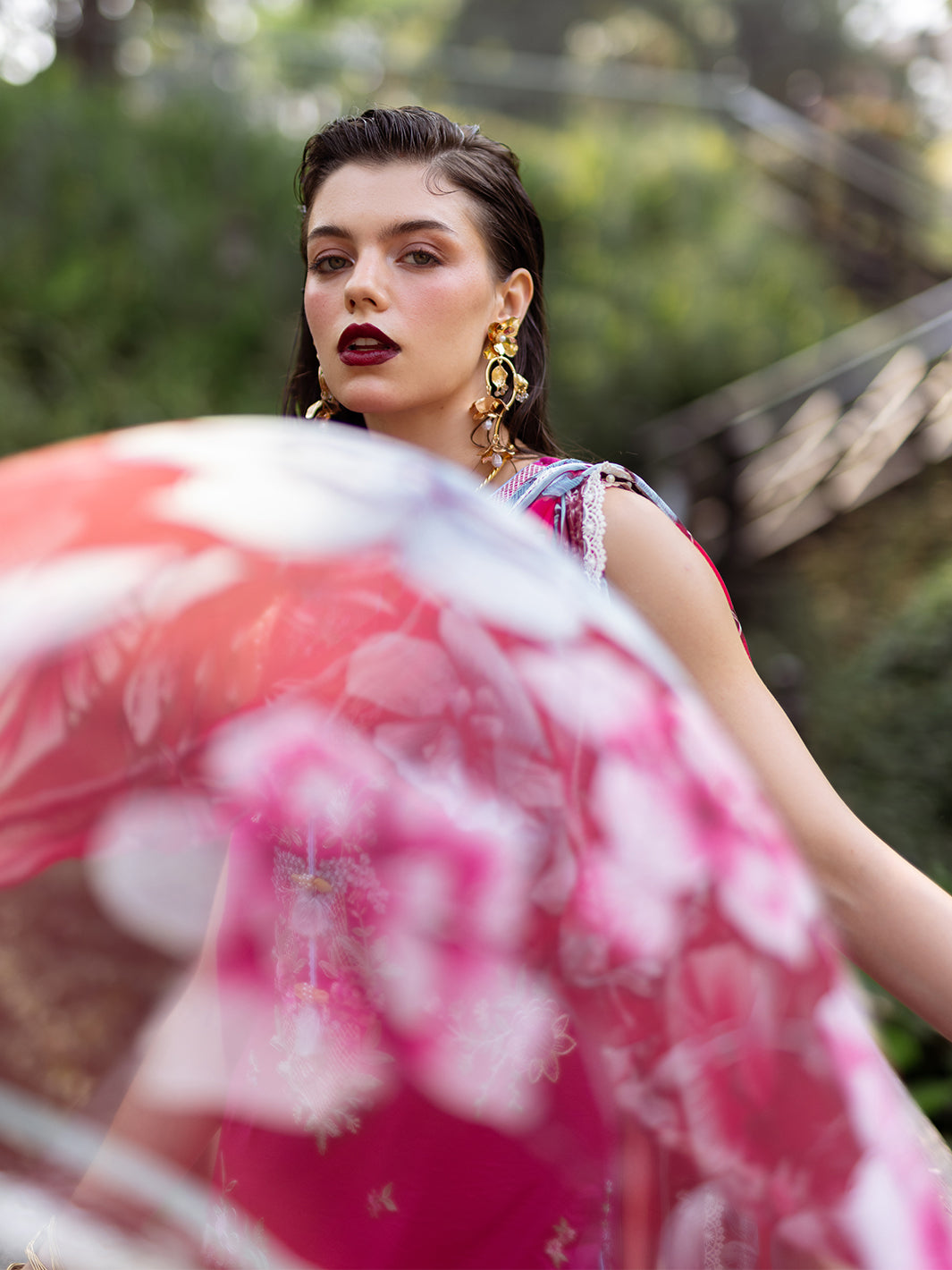 Roheenaz | Dahlia Embroidered Lawn 24 | Camellia