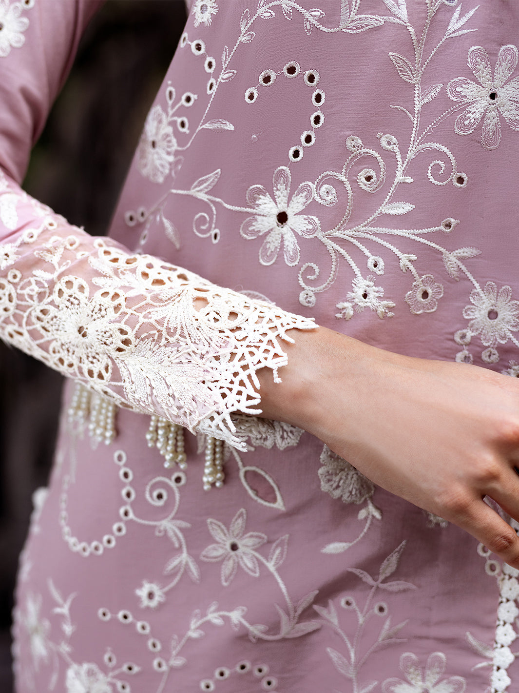 Roheenaz | Dahlia Embroidered Lawn 24 | Lily