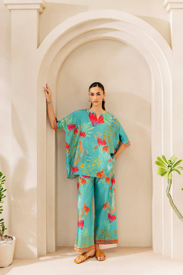 Saira Rizwan | Silk Coords 25 | SUNSET SAMBA - SRSP-25-03
