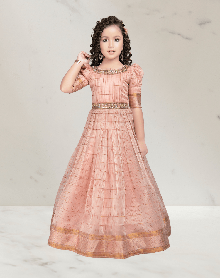 Buy Noyyal Kids Net Withsatin Ethnic Wear Lehenga Choli, 1-2 Years Online  at Best Prices in India - JioMart.